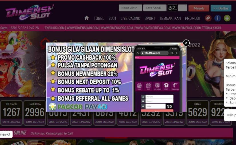Situs Judi Slot Online Deposit Pulsa Tanpa Potongan 2022